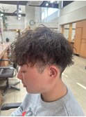 社会人向け◎波巻きパーマ×ツイスパで大人色気ヘア