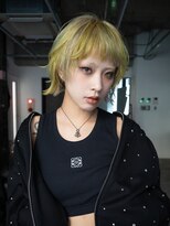 ギークス(GEEKS) 【GEEKS渋谷】レイヤーボブ/デザインカラー/ハイトーン/前髪あり