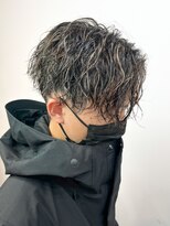 エルマーク 梅田(L-MARK)&nbsp;メッシュハイライトスパイラルパーマツイストパーマツーブロック