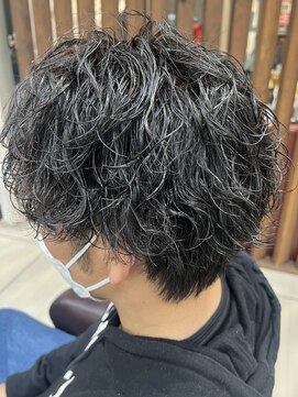 クオリス 上福岡店(QUALIS) 冬メンズパーママッシュスタイル×サーフカール