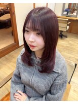 ジルフラン(JILL franc) ラベンダーカラー2/7レイヤーカット