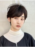 分け目なしショートショートヘアショートボブ30代40代50代表参道