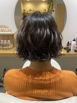 パラゴ(PARAGO.) ミニボブ×パーマスタイル