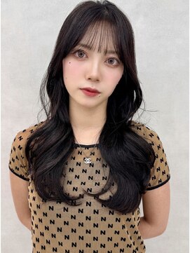 アッシュ 茗荷谷店(Ash) 茗荷谷レイヤーカット韓国ダブルカラー顔周り前髪カットボブ