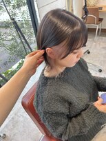 ルシュカイチマルニ(Rasca102)&nbsp;Rasca□レイヤーボブ/インナーカラー/ミルクティーベージュ