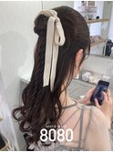 ハーフアップカチモリ