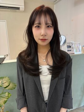 キートス 高知店(kiitos) レイヤー×チョコグレージュ