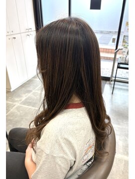 バセット バイ アルター 鎌取店(basset by aL-ter) ダークパープル/ナチュラルショート/ミルクブラウン/夏/鎌取