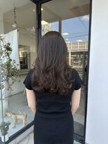 ハロウ&nbsp;岡山ロングレイヤー髪質改善トリートメント顔まわりカット