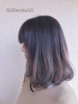 ヘアーワークス ジジ(HAIR works JIJI) グレーグラデーション