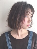 コルク バイ マグ 松本駅前(COLK by Mag)&nbsp;20代30代40代くせ毛風パーマ丸みショート小顔カット抜け感