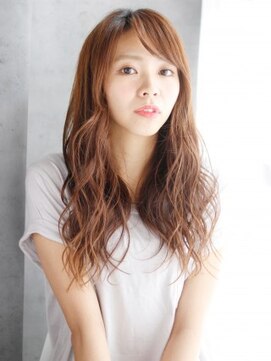 ナル 白山神社参道通り店(nalu) セミウエットのミックスカールスタイル