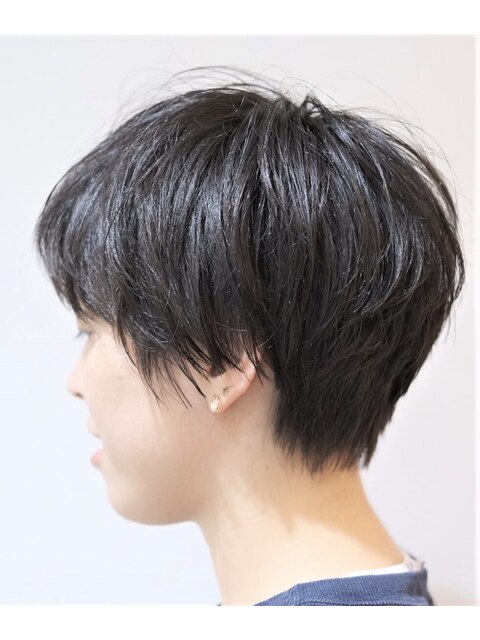 【Sec. hair design 水戸】奥行きショートボブ＋ブルーアッシュ