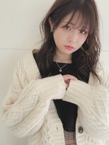 オウルズ(owls)&nbsp;【owls】大人可愛い透け感カラーシースルーバングパーマロング