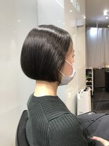 ラブクロムトーキョー オモテサンドウ(LOVECHROME OMOTESANDO)&nbsp;ツヤ髪カットボブ☆ショートボブ黒髪☆髪質改善トリートメント