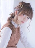 ☆月曜営業☆ojiko.ニットに合う大人可愛いツイストアレンジ