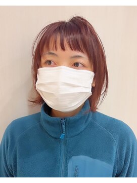 オレンジドロップ 長岡駅店(orange drop) 20代30代/大人可愛い/ピンクベージュ/小顔ショートレイヤーボブ