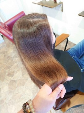 ヘアーアンドアイラッシュ チェイン(HAIR&EYELASH CHAIN) 【Before⇔Ａｆｔｅｒ】美革ストレート