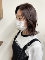 ベルクープス 天王寺店(Belle Coupes) 【BelleCoupes】三島直子 チェリーブラウン 顔周りレイヤー