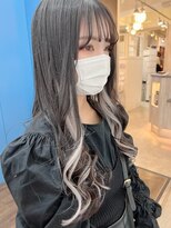 ヘアーグランデシーク(Hair Grande Seeek)&nbsp;【シールエクステ】韓国風インナーカラーホワイト20枚☆