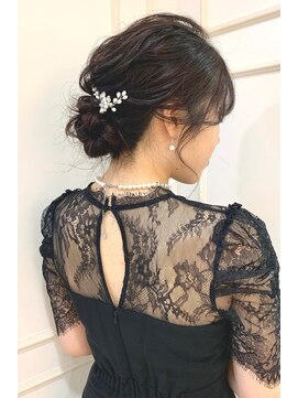 クロップ エス 湘南辻堂(crop es) 【crop es辻堂 藤田】ゆるふわお呼ばれアレンジ