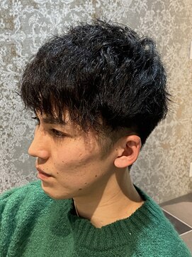 グランデ(grande) ソフトツイストパーマ刈り上げマッシュショートレイヤー