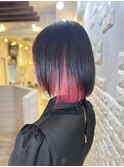 ピンクガーネット★インナーカラー【錦糸町】