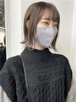 キラ 渋谷(KILLA) 外ハネボブ/セクションカラー/グラデーション/ペールベージュ