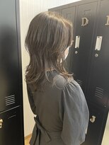 ギフト ヘアー サロン(gift hair salon)&nbsp;【ロングウルフ×コテ巻きパーマ】原口健伸