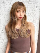 ラグーンアライブ(LAGOON ALIVE)&nbsp;-LAGOON ALIVE-新田/前髪/ダブルカラー/ベージュ/ミルクティー