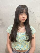 ノラ ヘアーサロン(NORA HAIR SALON)&nbsp;韓国レイヤースタイル×オリーブグレージュ