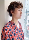 【CAF 照下 ショートパーマ】