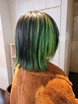 スマイロンナイロン ヘアー(smile on nylon hair) アンブレラカラー