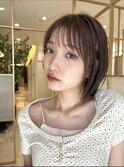 【THE OSCAR印南】大人可愛いレイヤーボブシルキーベージュ