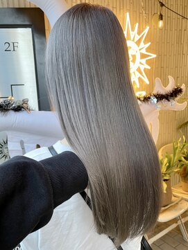 ロナバイソル(lona by SoL) 美髪ストレートカット/ダークグレー