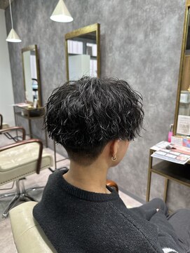 フォンド 津田沼(fond.) ウルフ/アッシュブラック/カルマパーマ/ベリーショート/津田沼