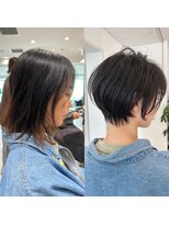 バンプ ギンザ(BUMP GINZA)&nbsp;30代/40代/50代/前下がりショートボブ×透明感カラー【NAYUMI】