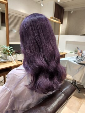 アマレット(Amaretto) 【パーソナルカラー診断×パープル】髪質改善