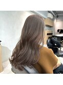 オリーブ厚みロング_メルティカラーフェミニンロング