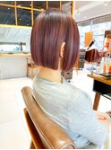 似合わせカット/メルティカラー/切りっぱなしボブ/ハイライト