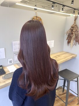 リジー(Litzy) 似合わせカット/ボルドーカラー《木寺樹莉》