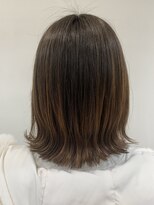 アッシュ 仙川店(Ash)&nbsp;切りっぱなしショートボブおくれ毛縮毛矯正10代20代30代40代