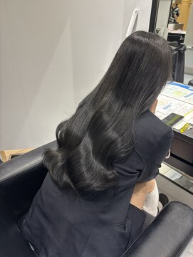 エイトヘアー(8 HAIR) ブルーグレージュ ブルーブラック ブリーチなしダブルカラー