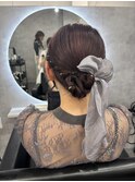 #ヘアセット#シニヨン#お団子ヘア