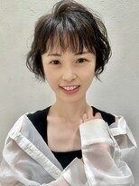 ステアケース 武蔵小杉店(stair:case)&nbsp;ショートパーマ大人かわいいオン眉ふんわりパーマゆるふわパーマ