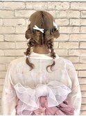 浴衣×立体リボンヘアメ！