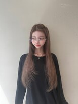 ラピス 渋谷本店(Lapis)&nbsp;ココアグレージュ/レイヤーカット/シールエクステ/髪質改善