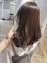 シュリット(schritt)&nbsp;ブリーチなしオリーブベージュミディアムレイヤー渋谷mutsuki