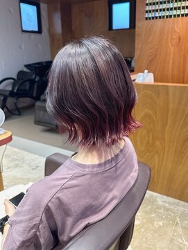 イロ(iro) 春のディープピンク/グラデーションピンク/くびれヘア