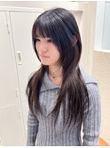 ハッシュカット/顔周りウルフ/レイヤーカット/艶髪【SYUK】kanna